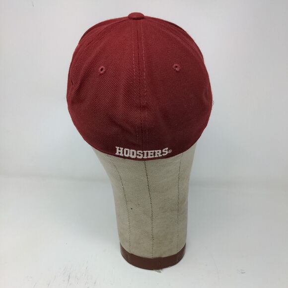 Steve & Barry's IU Indiana Hoosiers Strapback Hat Red 7 1/8 Embroidered Logo - Picture 7 of 10